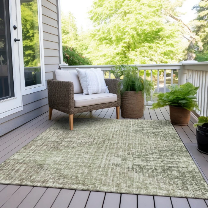 Addison Rugs Chantille Green ACN1996 5ft. x 7ft.6in. Rect. Rug