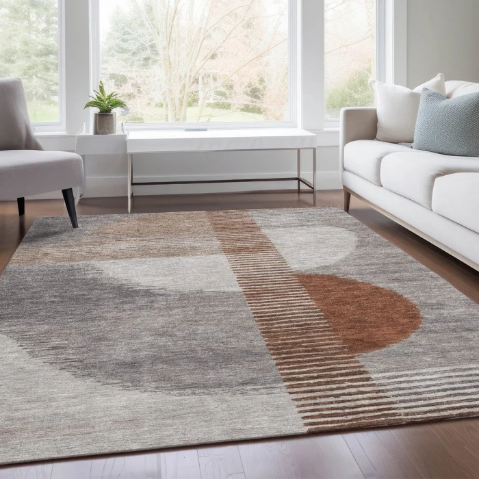 Addison Rugs Chantille Brown ACN2001 8ft. x 10ft. Rect. Rug
