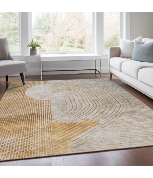 Addison Rugs Chantille Gold ACN2003 9ft. x 12ft. Rect. Rug