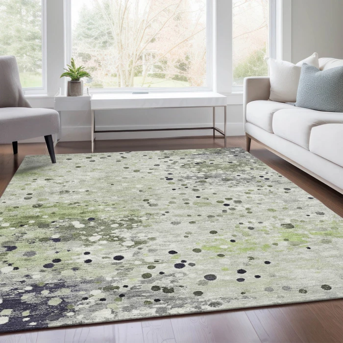 Addison Rugs Chantille Green ACN2007 5ft. x 7ft.6in. Rect. Rug