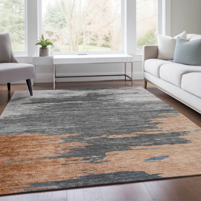 Addison Rugs Chantille Orange ACN2010 5ft. x 7ft.6in. Rect. Rug