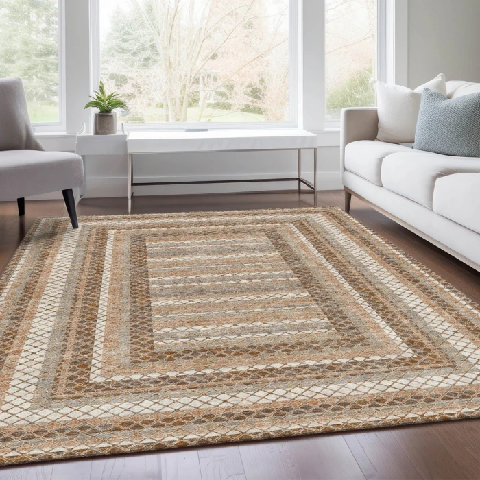 Addison Rugs Chantille Brown ACN2011 9ft. x 12ft. Rect. Rug