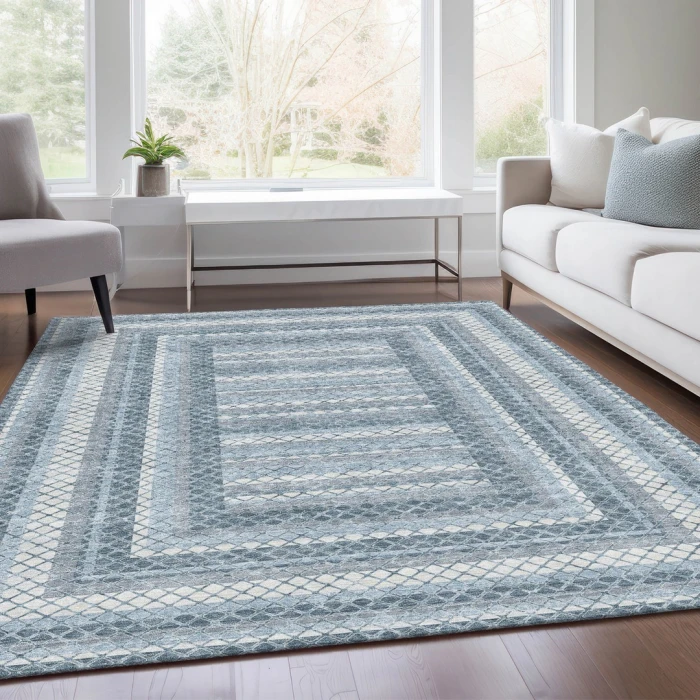 Addison Rugs Chantille Blue ACN2011 8ft. x 10ft. Rect. Rug