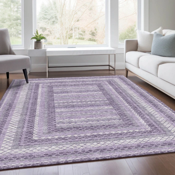 Addison Rugs Chantille Purple ACN2011 9ft. x 12ft. Rect. Rug