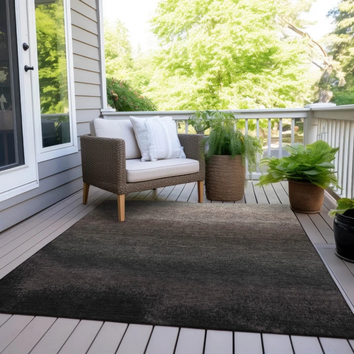 Addison Rugs Chantille Black ACN2012 9ft. x 12ft. Rect. Rug