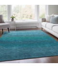 Addison Rugs Chantille Teal ACN2012 9ft. x 12ft. Rect. Rug