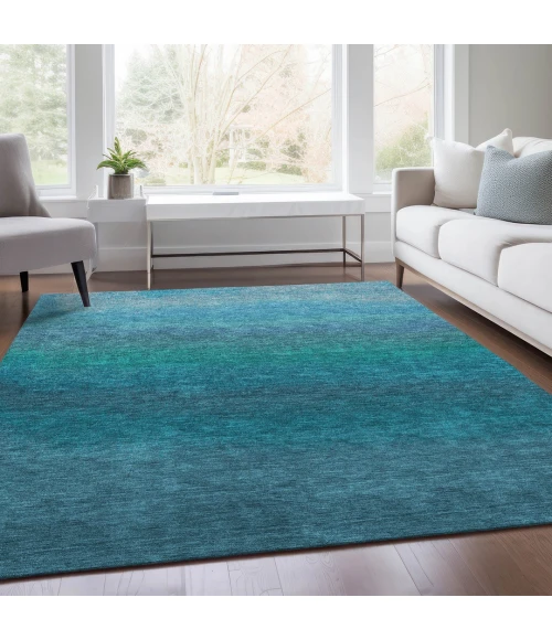 Addison Rugs Chantille Teal ACN2012 9ft. x 12ft. Rect. Rug