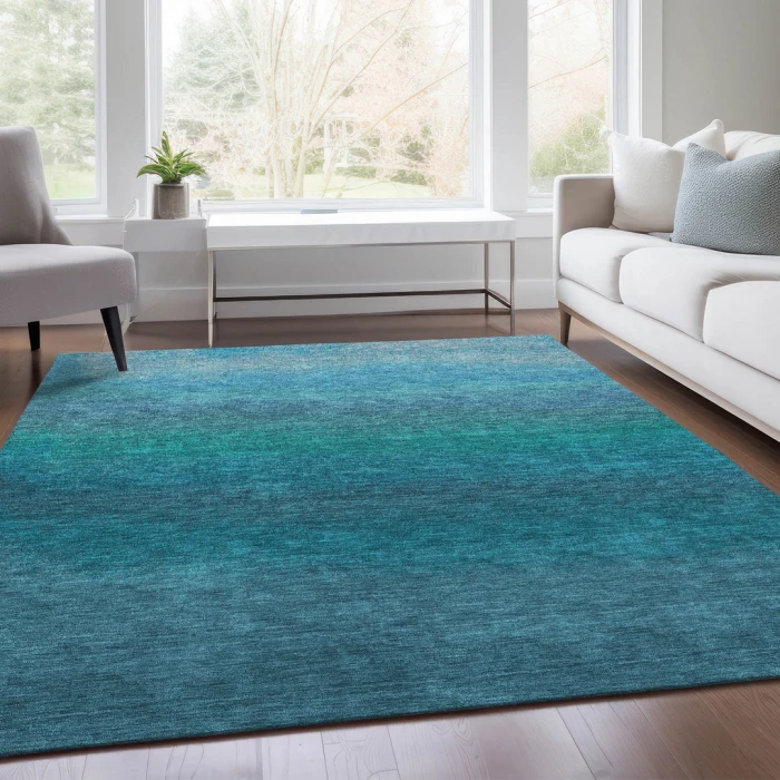 Addison Rugs Chantille Teal ACN2012 8ft. x 10ft. Rect. Rug