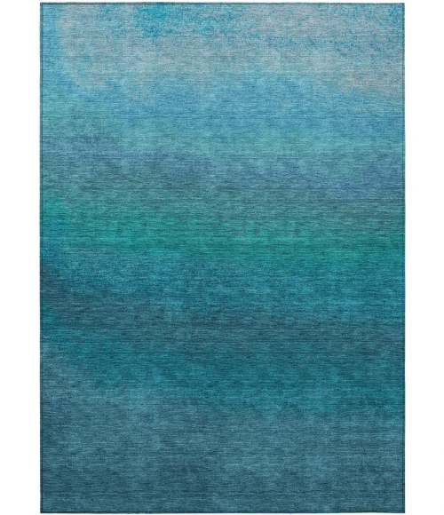 Addison Rugs Chantille Teal ACN2012 9ft. x 12ft. Rect. Rug