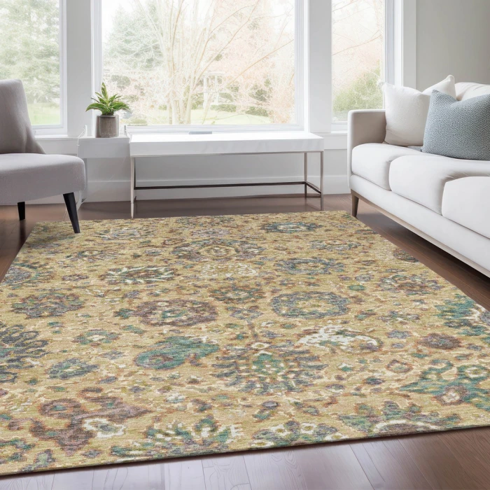 Addison Rugs Chantille Gold ACN2013 8ft. x 10ft. Rect. Rug