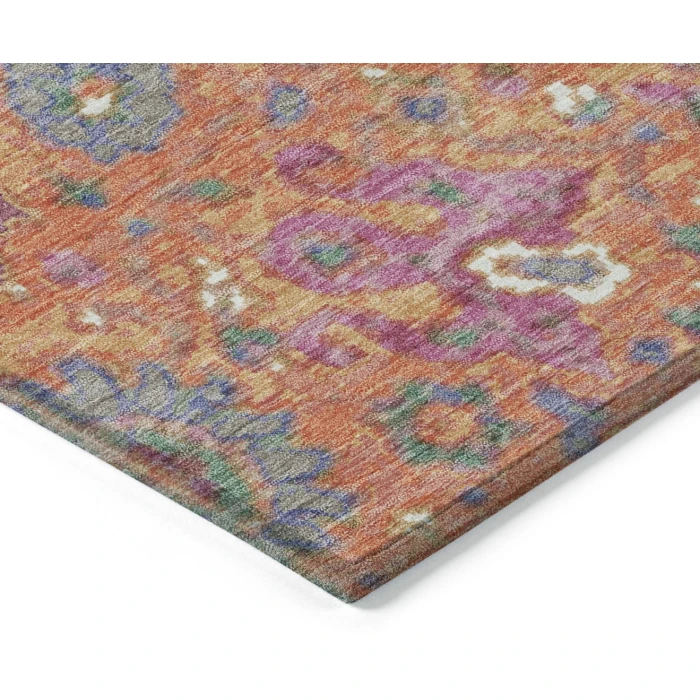 Addison Rugs Chantille Orange ACN2013 9ft. x 12ft. Rect. Rug