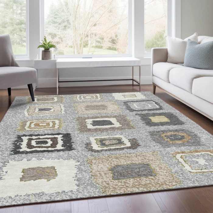 Addison Rugs Chantille Gray ACN2014 9ft. x 12ft. Rect. Rug