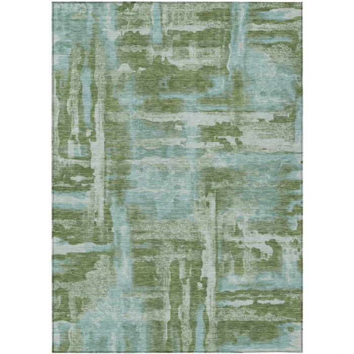 Addison Rugs Chantille Green ACN2015 5ft. x 7ft.6in. Rect. Rug