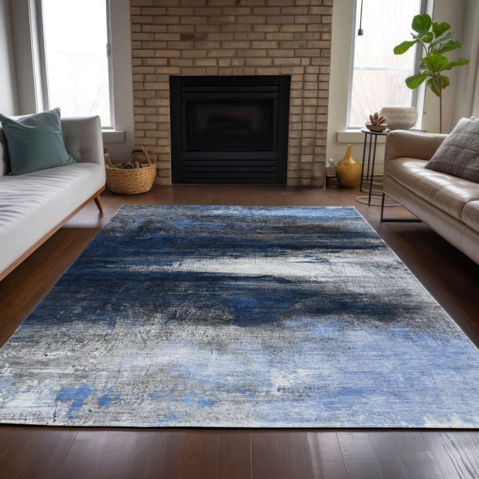 Addison Rugs Chantille Blue ACN2016 5ft. x 7ft.6in. Rect. Rug