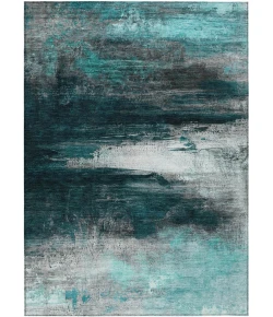 Addison Rugs Chantille Teal ACN2016 5ft. x 7ft.6in. Rect. Rug