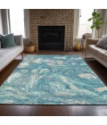 Addison Rugs Chantille Teal ACN2017 5ft. x 7ft.6in. Rect. Rug