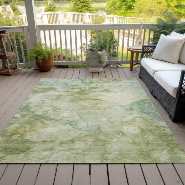 Addison Rugs Chantille Green ACN2018 8ft. x 10ft. Rect. Rug