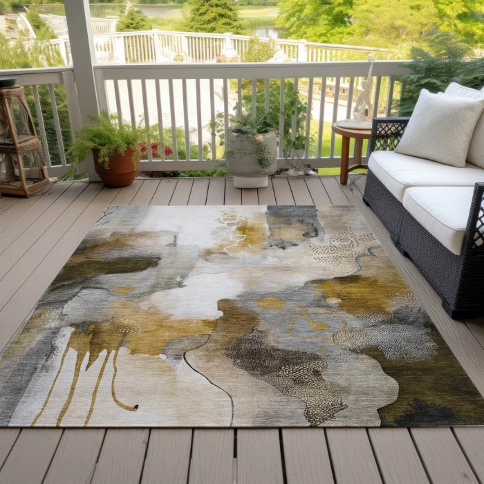 Addison Rugs Chantille Brown ACN2019 5ft. x 7ft.6in. Rect. Rug