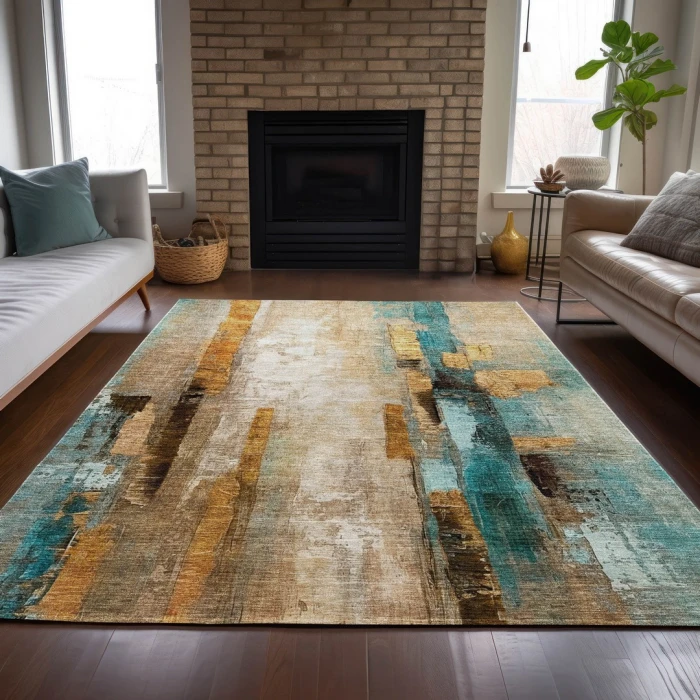 Addison Rugs Chantille Brown ACN2020 5ft. x 7ft.6in. Rect. Rug