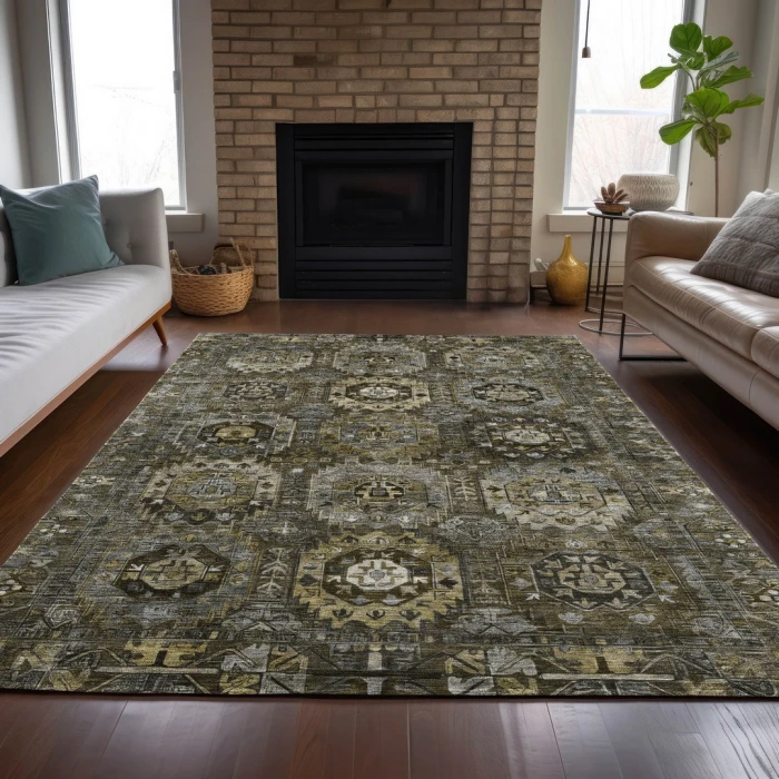 Addison Rugs Chantille Brown ACN2024 5ft. x 7ft.6in. Rect. Rug