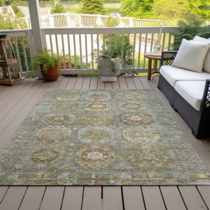Addison Rugs Chantille Green ACN2024 8ft. x 10ft. Rect. Rug