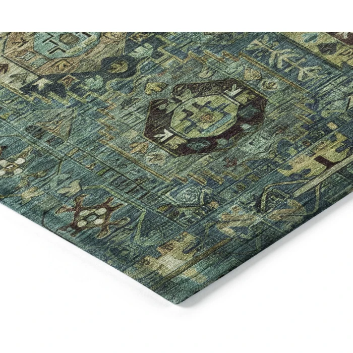 Addison Rugs Chantille Teal ACN2024 9ft. x 12ft. Rect. Rug