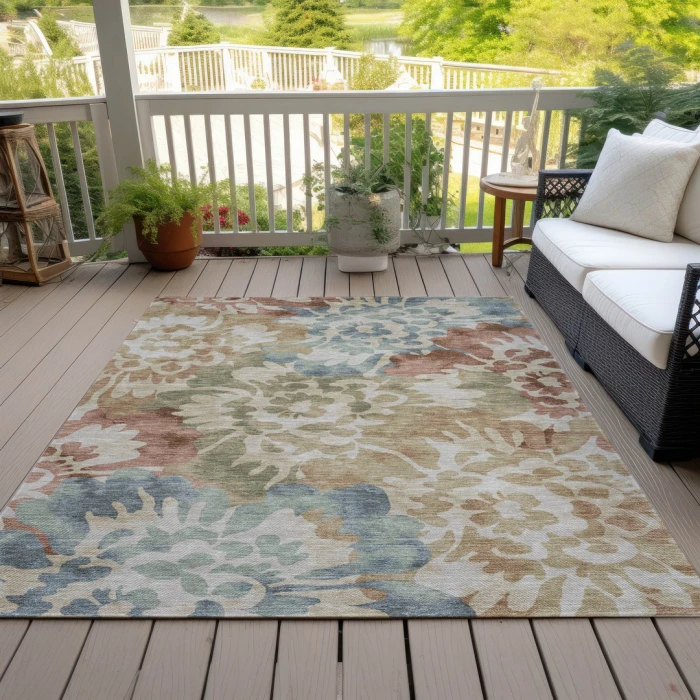 Addison Rugs Chantille Orange ACN2028 8ft. x 10ft. Rect. Rug