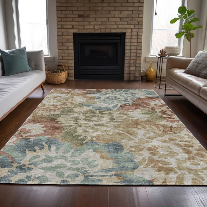 Addison Rugs Chantille Orange ACN2028 8ft. x 10ft. Rect. Rug