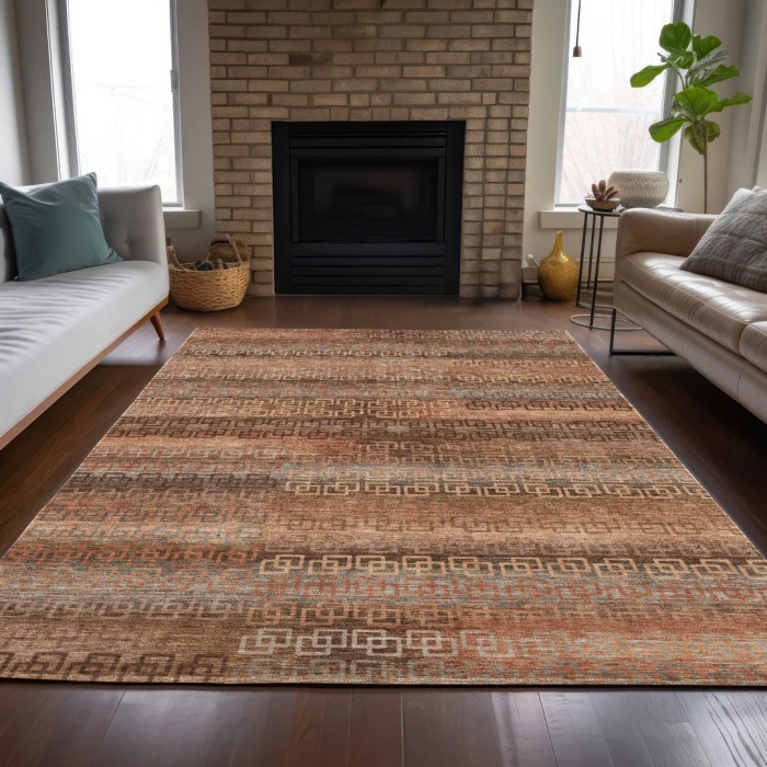 Addison Rugs Chantille Orange ACN2029 5ft. x 7ft.6in. Rect. Rug