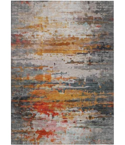 Addison Rugs Chantille Orange ACN2034 5ft. x 7ft.6in. Rect. Rug