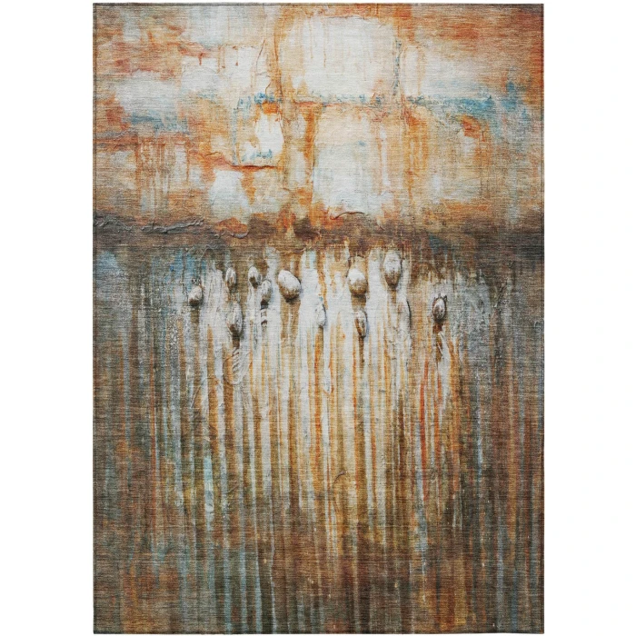 Addison Rugs Chantille Orange ACN2038 5ft. x 7ft.6in. Rect. Rug