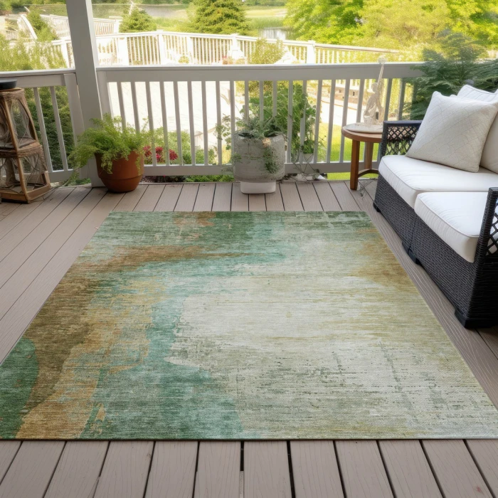 Addison Rugs Chantille Green ACN2041 8ft. x 10ft. Rect. Rug