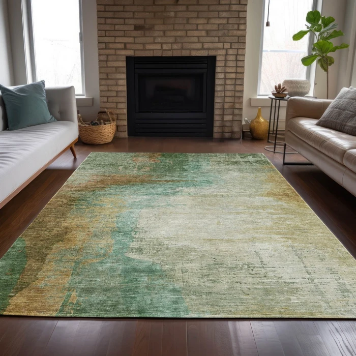 Addison Rugs Chantille Green ACN2041 8ft. x 10ft. Rect. Rug
