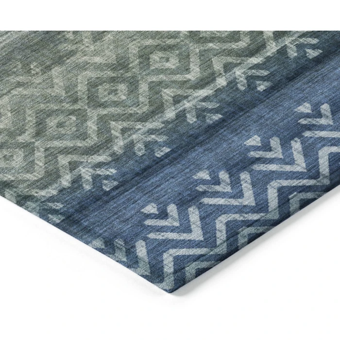 Addison Rugs Chantille Blue ACN2042 9ft. x 12ft. Rect. Rug