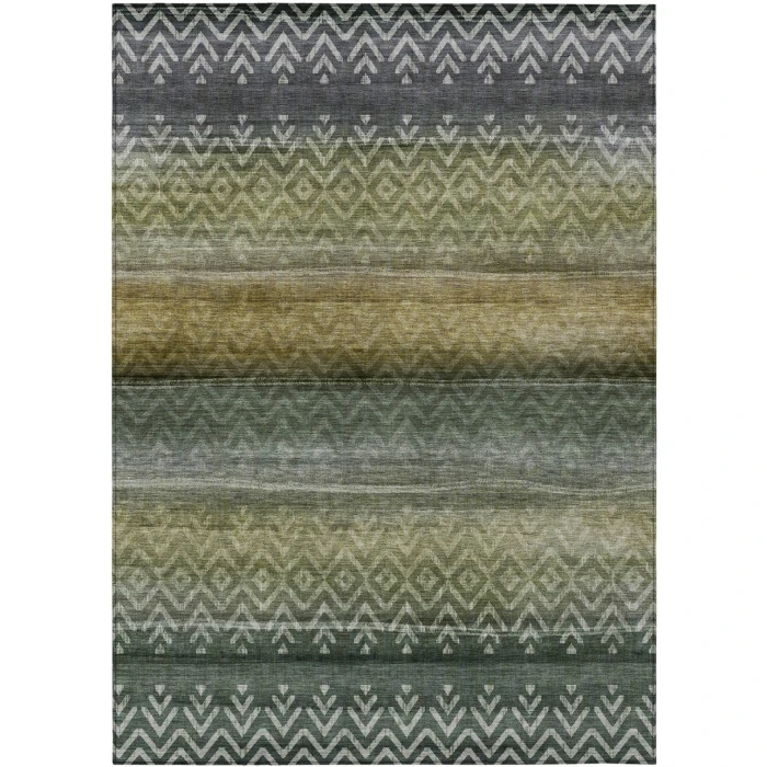 Addison Rugs Chantille Green ACN2042 5ft. x 7ft.6in. Rect. Rug
