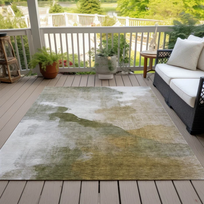 Addison Rugs Chantille Green ACN2043 8ft. x 10ft. Rect. Rug