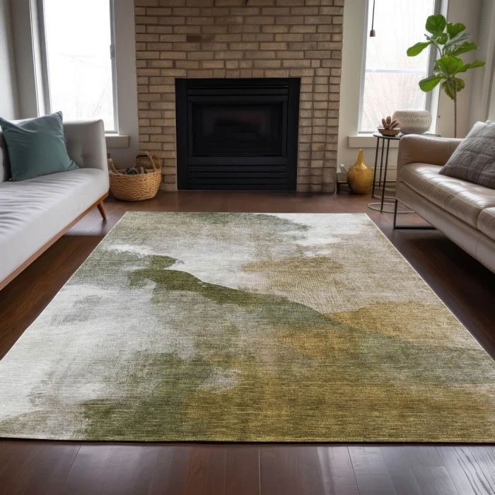 Addison Rugs Chantille Green ACN2043 8ft. x 10ft. Rect. Rug