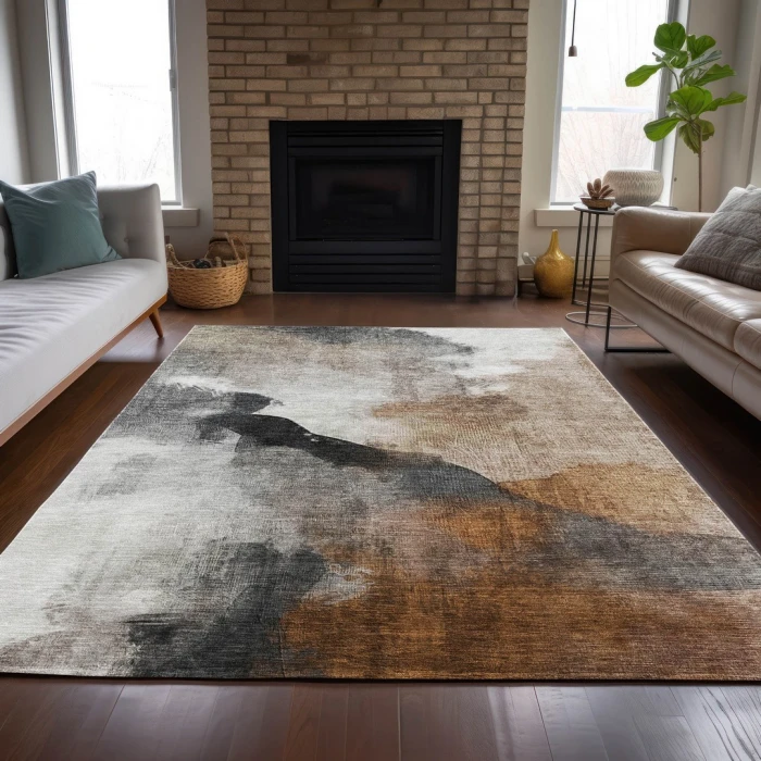 Addison Rugs Chantille Orange ACN2043 8ft. x 10ft. Rect. Rug