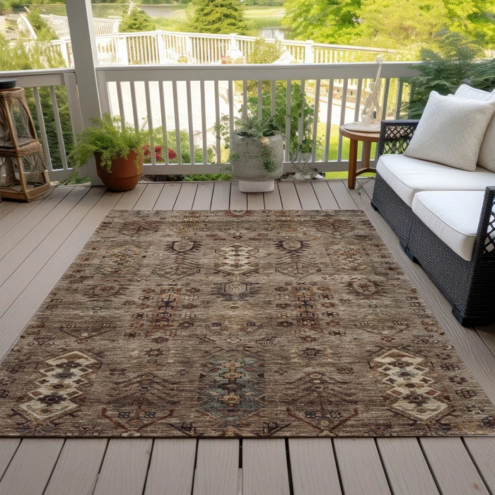 Addison Rugs Chantille Brown ACN2047 8ft. x 10ft. Rect. Rug