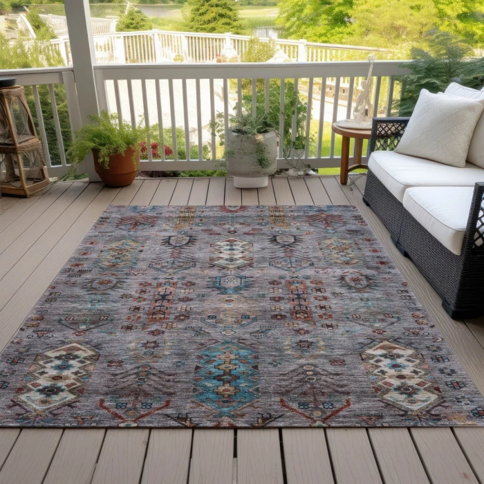 Addison Rugs Chantille Gray ACN2047 9ft. x 12ft. Rect. Rug