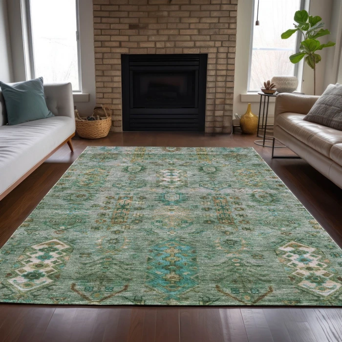 Addison Rugs Chantille Green ACN2047 8ft. x 10ft. Rect. Rug