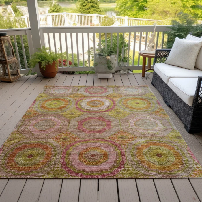 Addison Rugs Chantille Orange ACN2049 5ft. x 7ft.6in. Rect. Rug