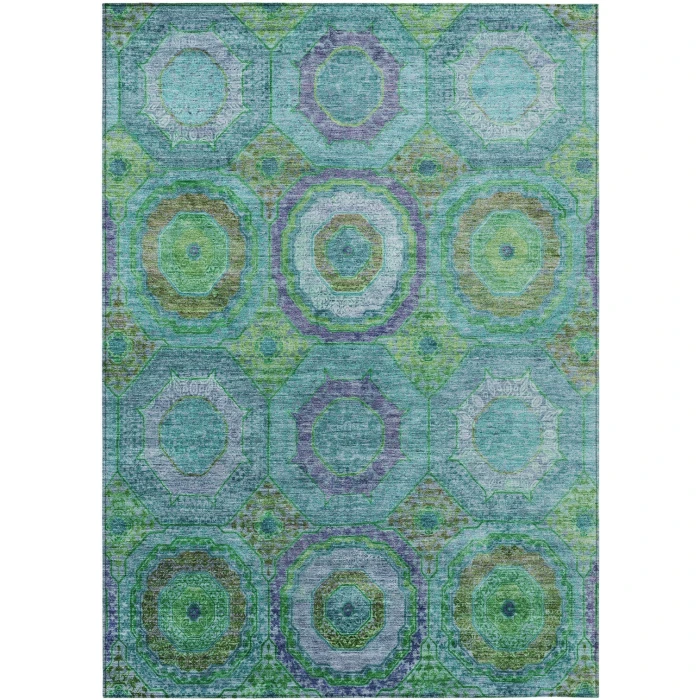 Addison Rugs Chantille Teal ACN2049 5ft. x 7ft.6in. Rect. Rug