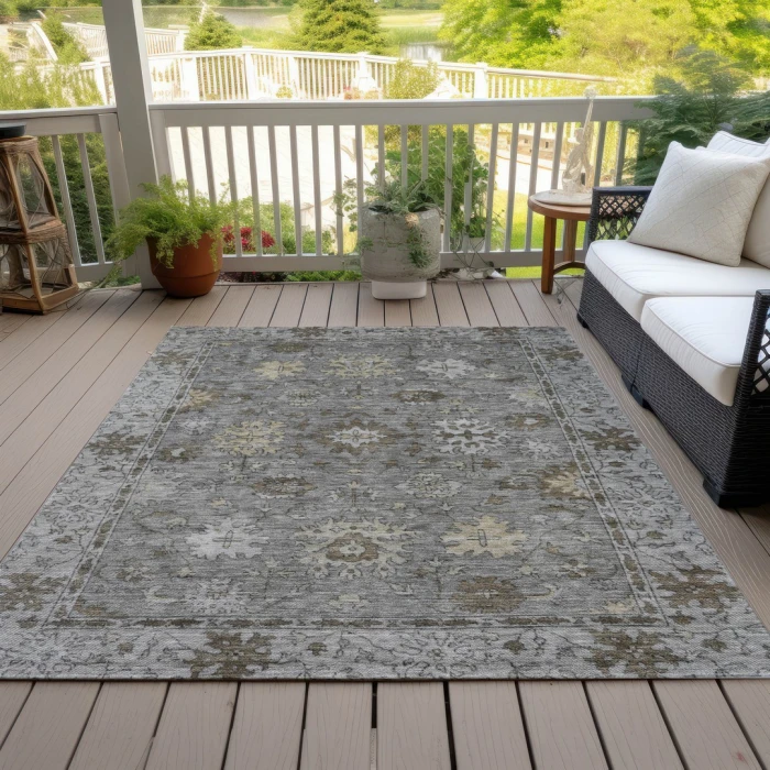 Addison Rugs Chantille Gray ACN2051 5ft. x 7ft.6in. Rect. Rug