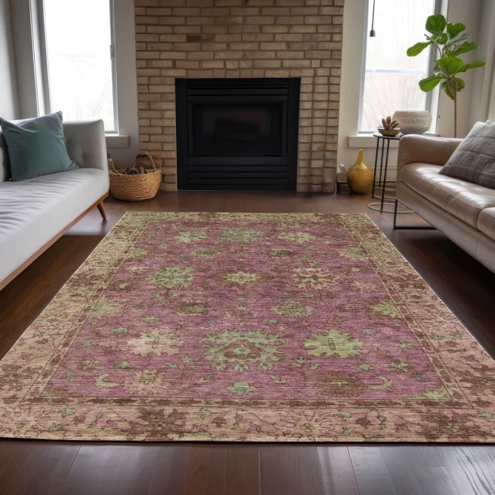 Addison Rugs Chantille Pink ACN2052 5ft. x 7ft.6in. Rect. Rug