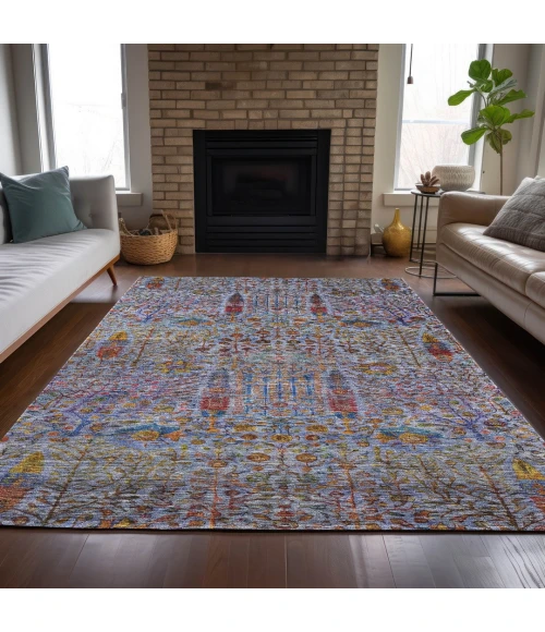 Addison Rugs Chantille Blue ACN2053 5ft. x 7ft.6in. Rect. Rug