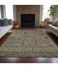 Addison Rugs Chantille Green ACN2053 9ft. x 12ft. Rect. Rug