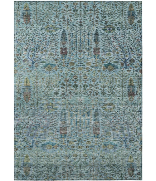 Addison Rugs Chantille Teal ACN2053 5ft. x 7ft.6in. Rect. Rug