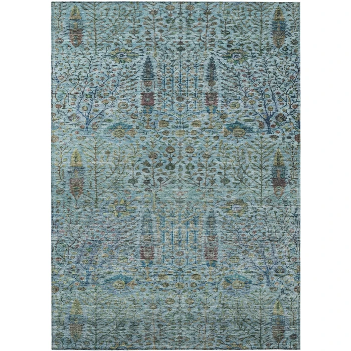 Addison Rugs Chantille Teal ACN2053 9ft. x 12ft. Rect. Rug