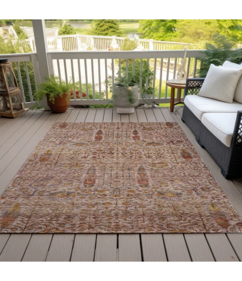 Addison Rugs Chantille Orange ACN2053 9ft. x 12ft. Rect. Rug
